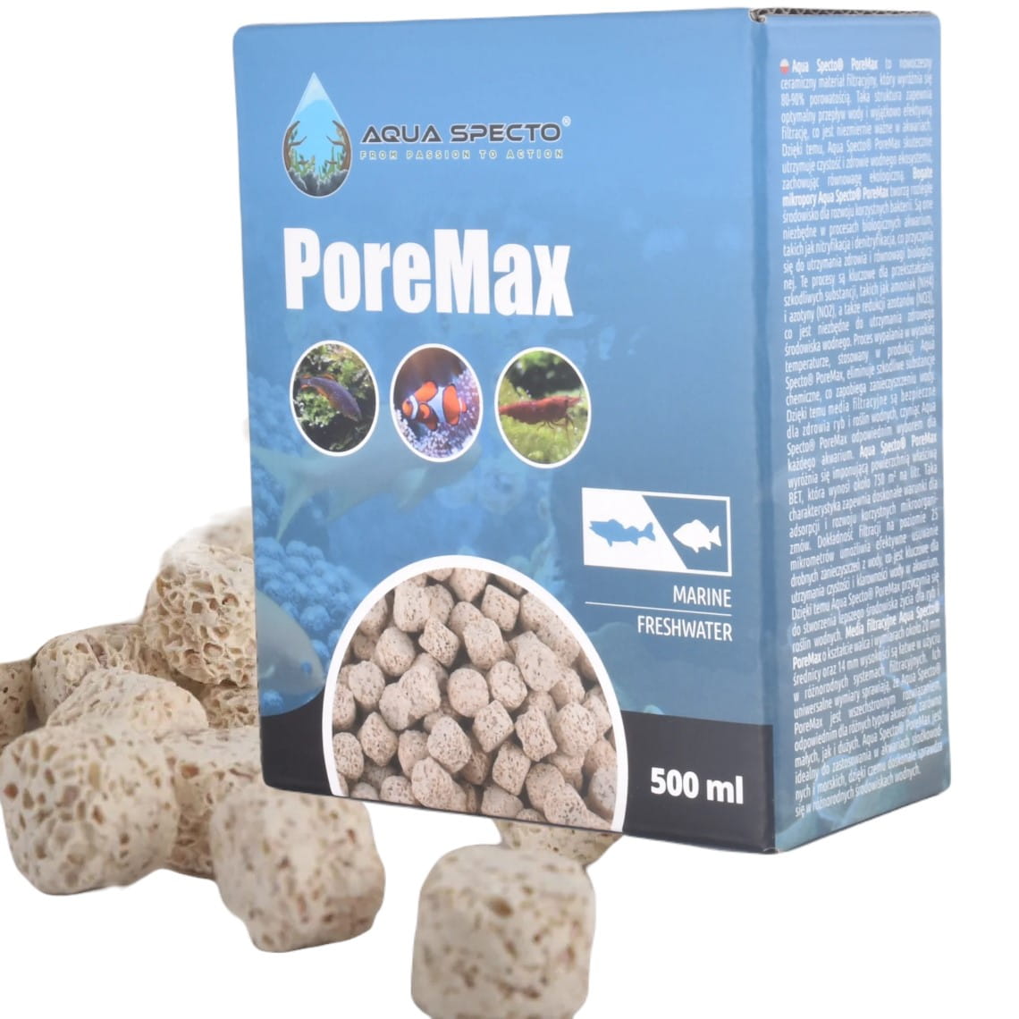 Aqua Specto PoreMax 500ml - Ceramiczny Materiał Filtracyjny.jpg